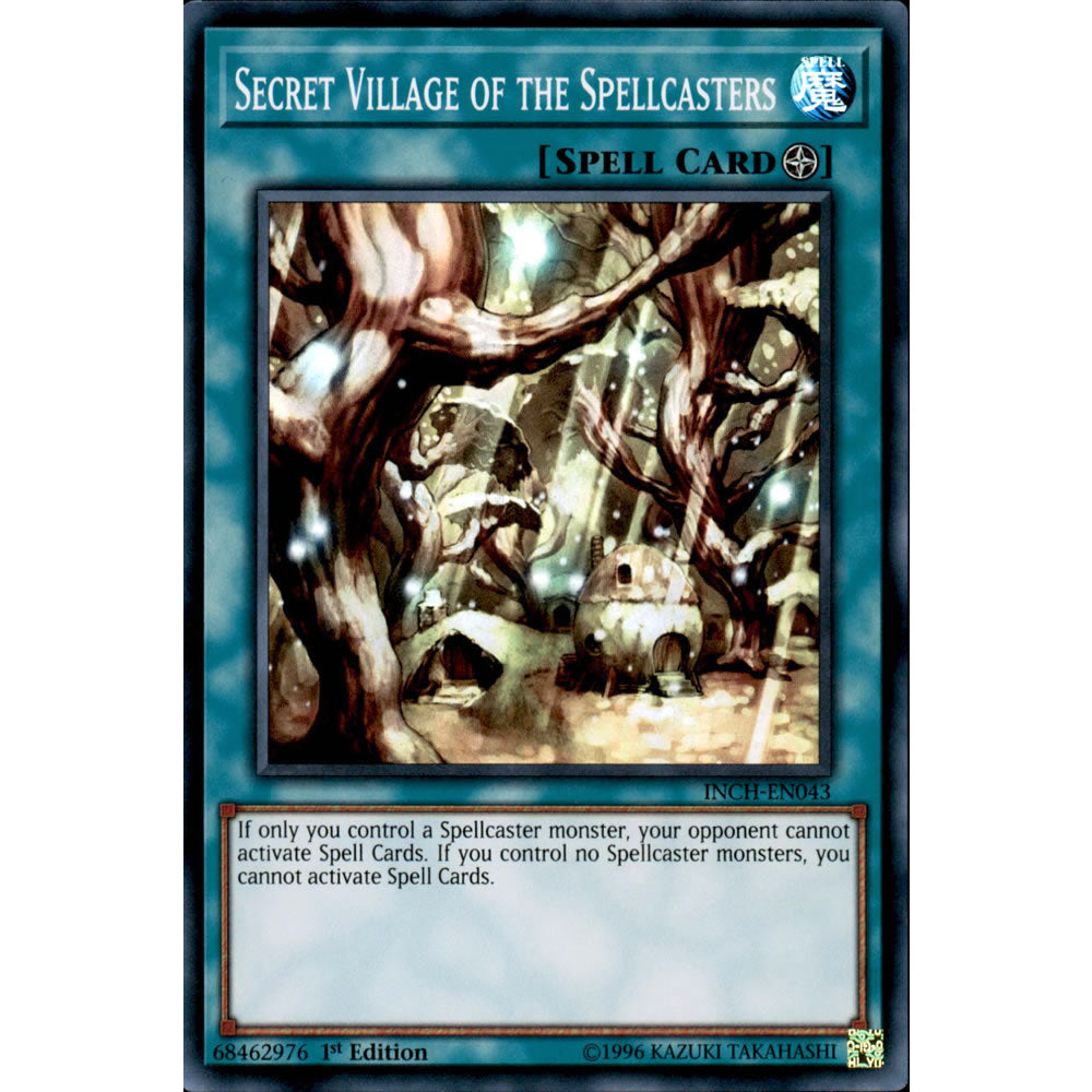 Secret Village of the Spellcasters INCH-EN043 Yu-Gi-Oh! Card from the The Infinity Chasers Set