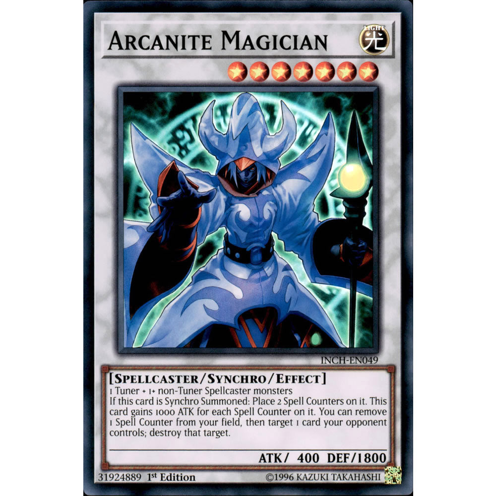 Arcanite Magician INCH-EN049 Yu-Gi-Oh! Card from the The Infinity Chasers Set