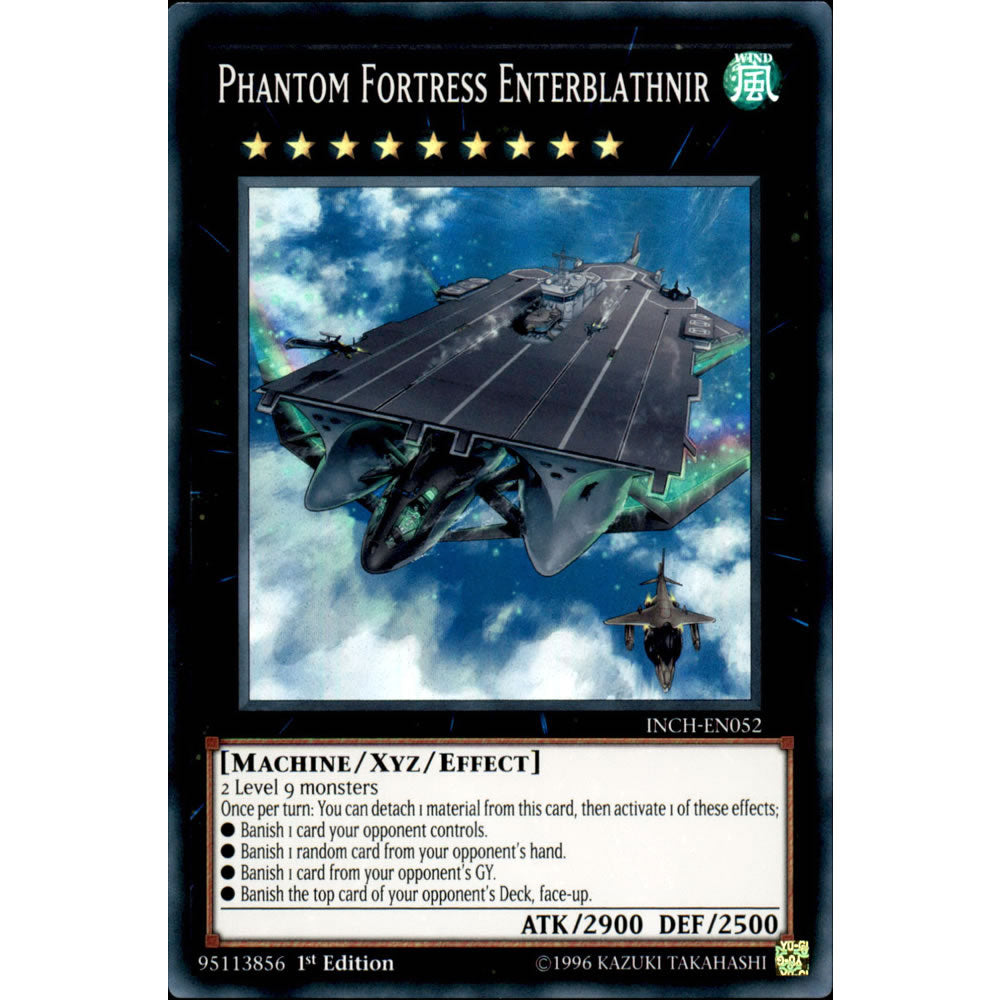 Phantom Fortress Enterblathnir INCH-EN052 Yu-Gi-Oh! Card from the The Infinity Chasers Set