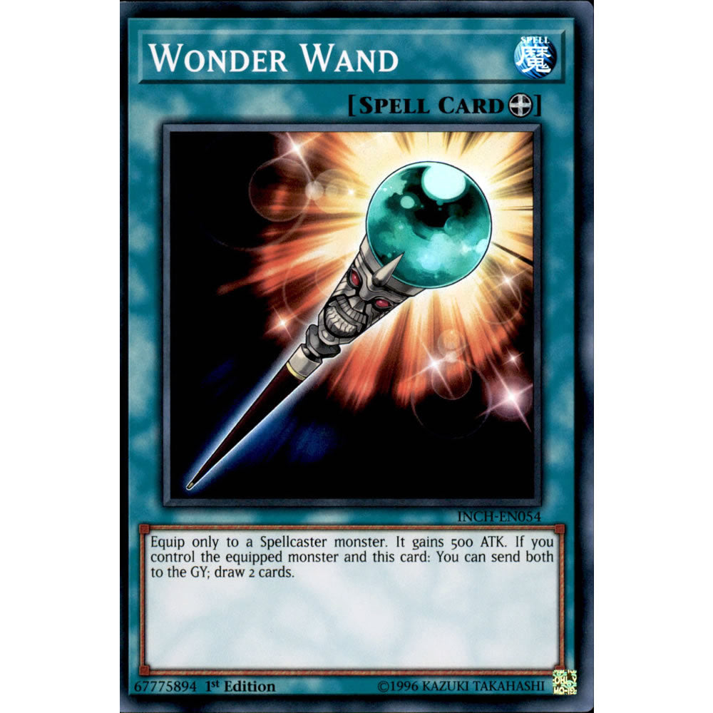 Wonder Wand INCH-EN054 Yu-Gi-Oh! Card from the The Infinity Chasers Set