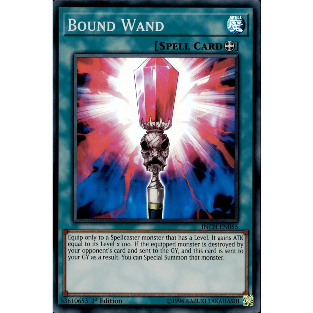 Bound Wand INCH-EN055 Yu-Gi-Oh! Card from the The Infinity Chasers Set