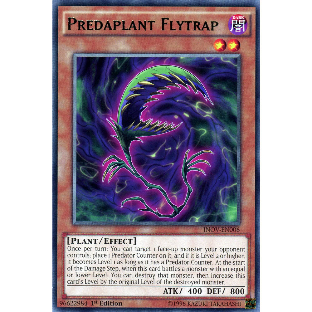 Predaplant Flytrap INOV-EN006 Yu-Gi-Oh! Card from the Invasion: Vengeance Set