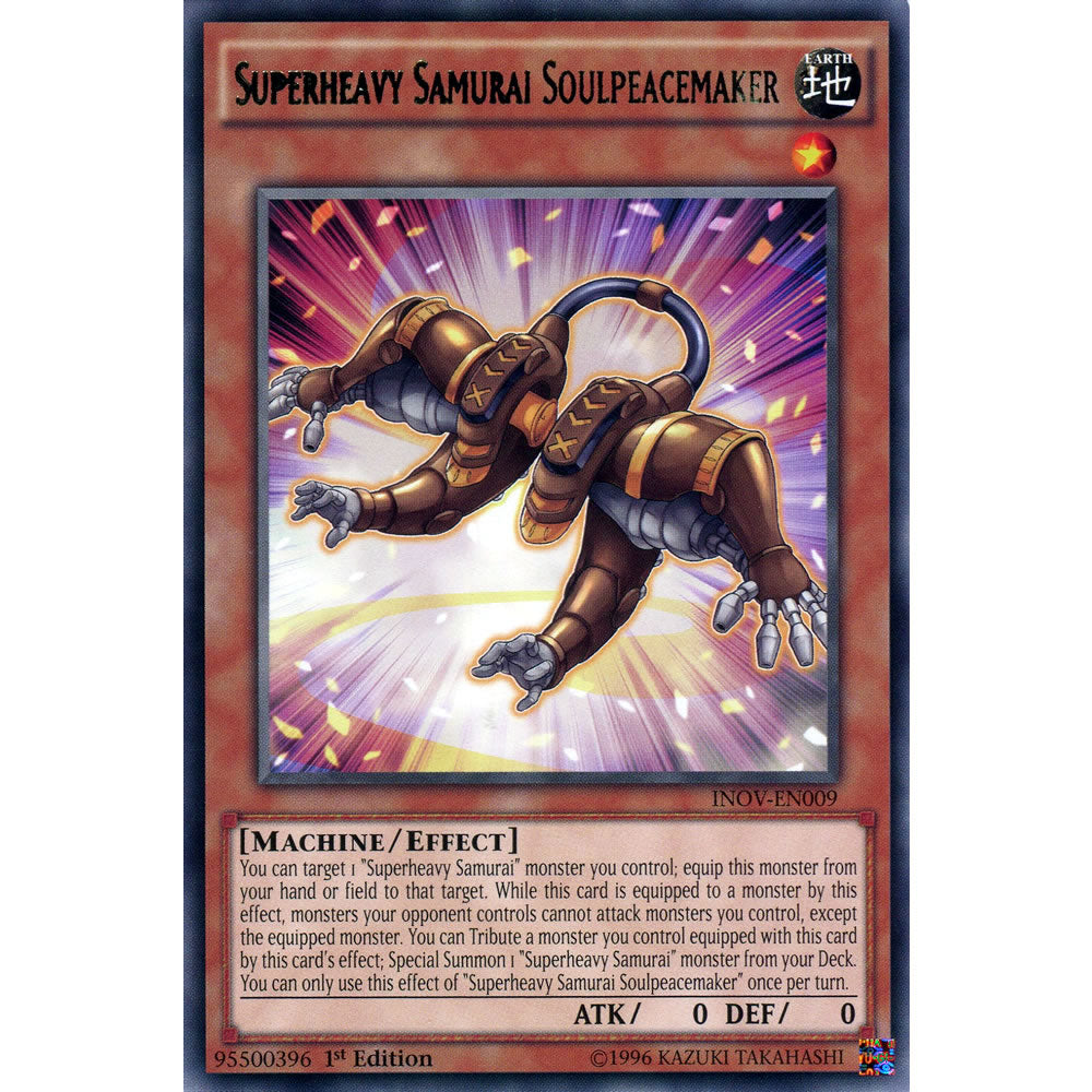 Superheavy Samurai Soulpeacemaker INOV-EN009 Yu-Gi-Oh! Card from the Invasion: Vengeance Set