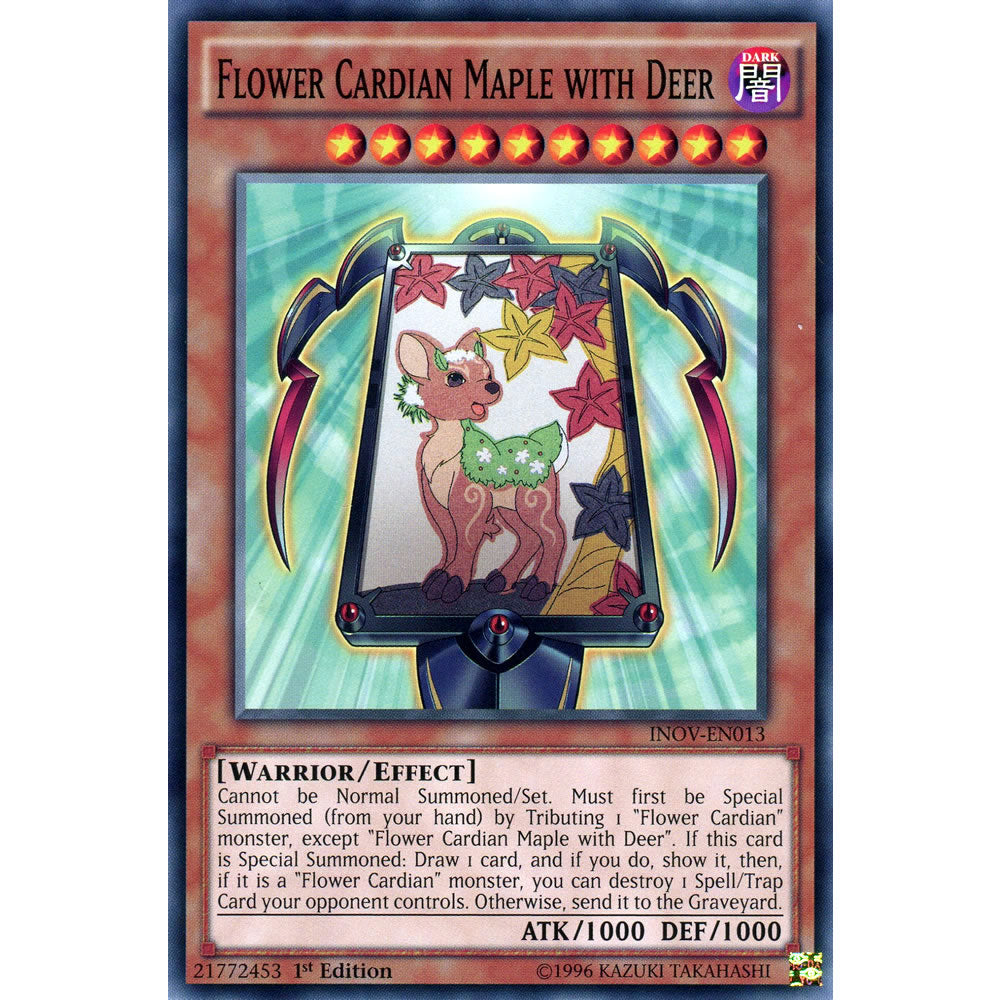 Flowerian Maple with Deer INOV-EN013 Yu-Gi-Oh! Card from the Invasion: Vengeance Set