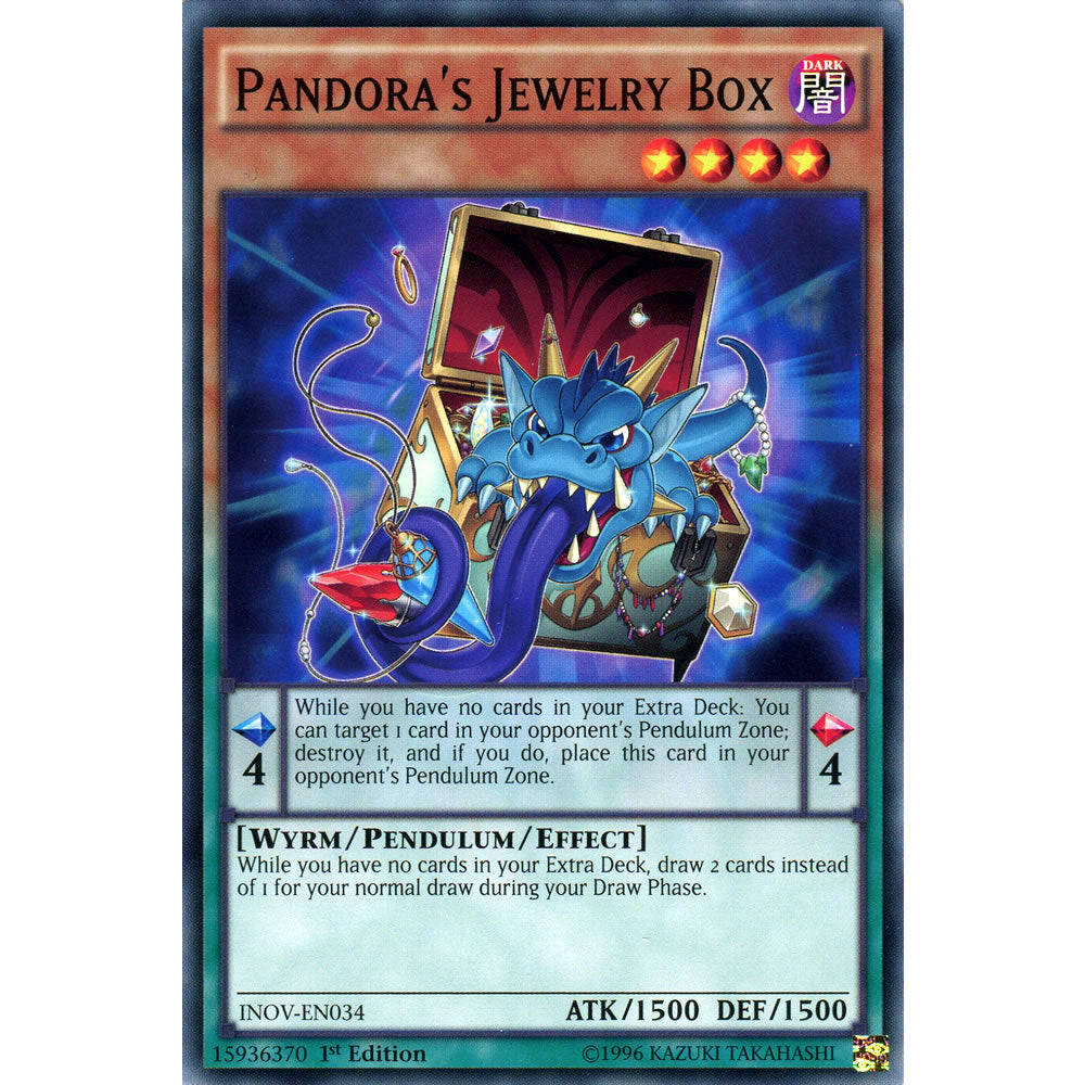 Pandora's Jewelry Box INOV-EN034 Yu-Gi-Oh! Card from the Invasion: Vengeance Set