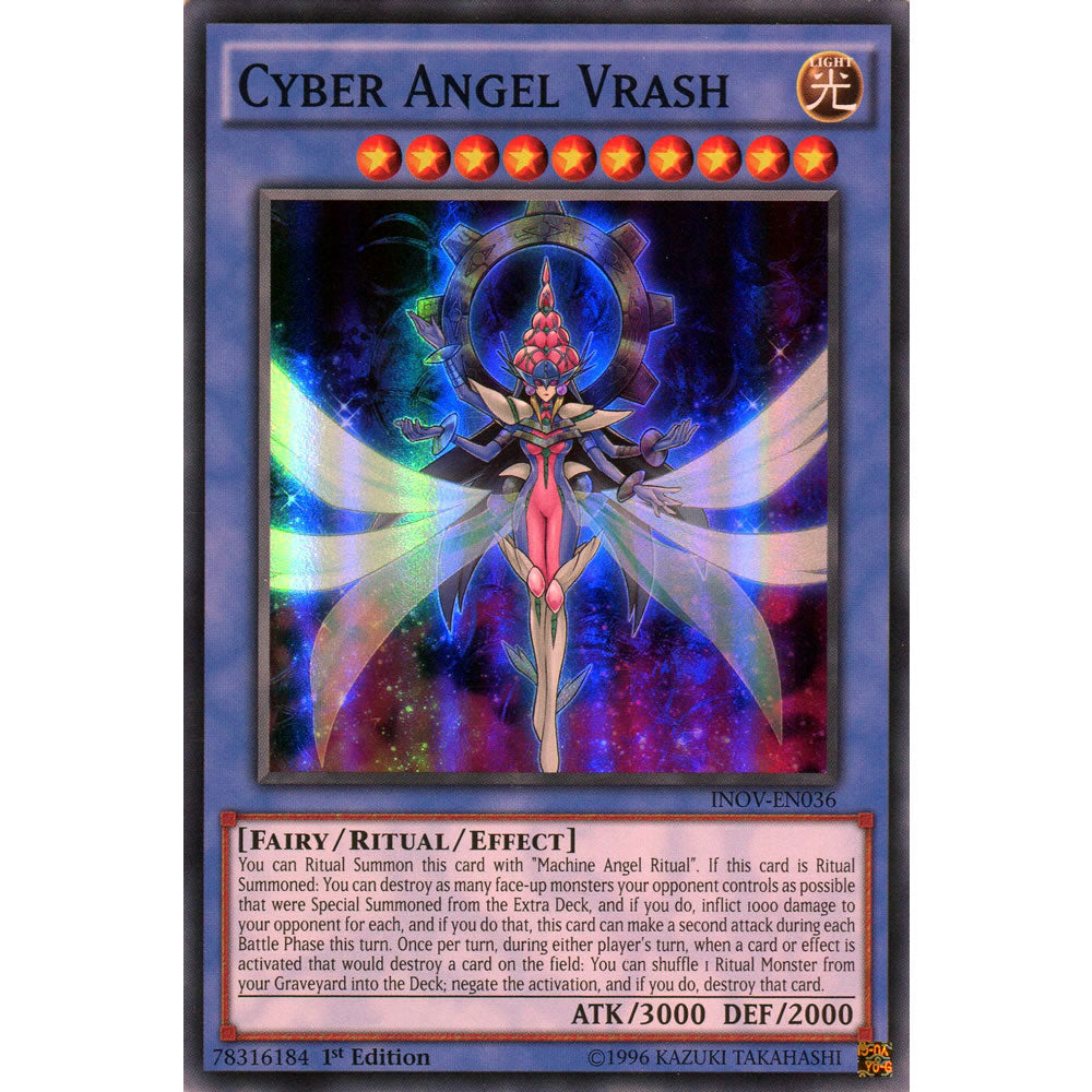 Cyber Angel Vrash INOV-EN036 Yu-Gi-Oh! Card from the Invasion: Vengeance Set