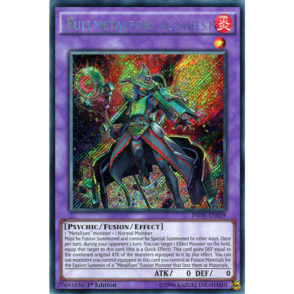 Fullmetalfoes Alkahest INOV-EN039 Yu-Gi-Oh! Card from the Invasion: Vengeance Set