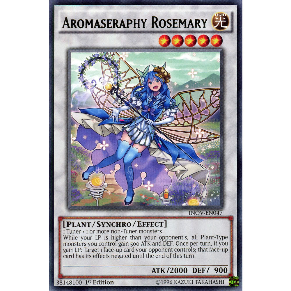 Aromaseraphy Rosemary INOV-EN047 Yu-Gi-Oh! Card from the Invasion: Vengeance Set