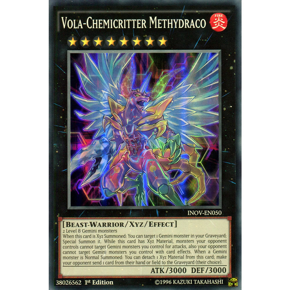 Vola-Chemicritter Methydraco INOV-EN050 Yu-Gi-Oh! Card from the Invasion: Vengeance Set