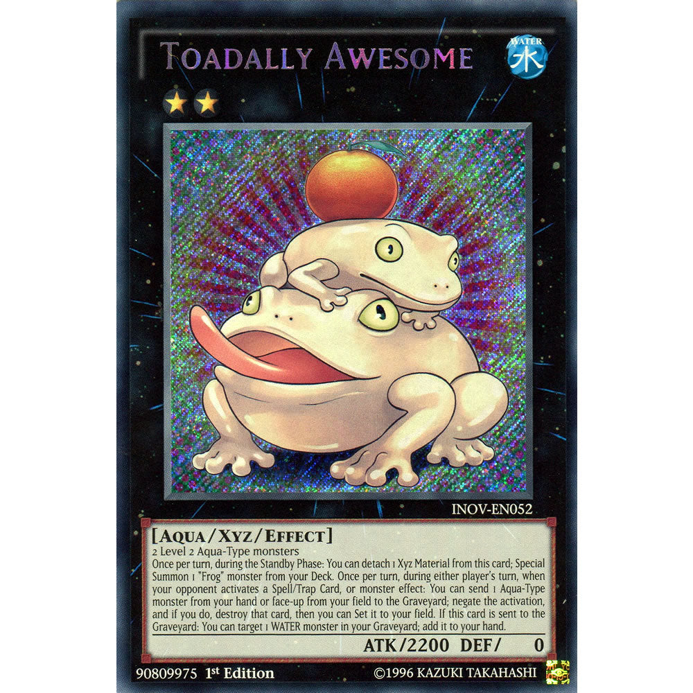 Toadally Awesome INOV-EN052 Yu-Gi-Oh! Card from the Invasion: Vengeance Set