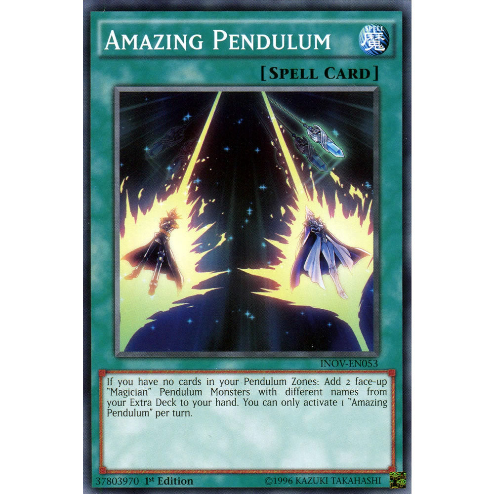 Amazing Pendulum INOV-EN053 Yu-Gi-Oh! Card from the Invasion: Vengeance Set