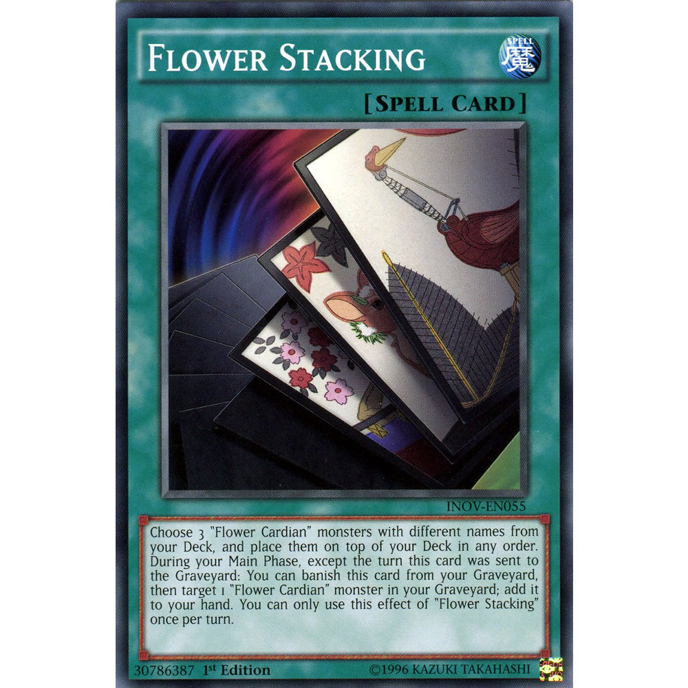 Flower Stacking INOV-EN055 Yu-Gi-Oh! Card from the Invasion: Vengeance Set
