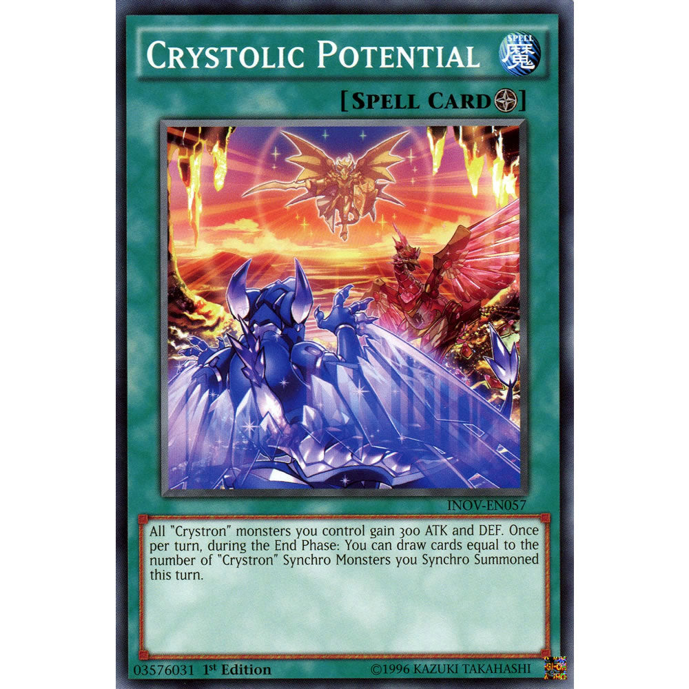 Crystolic Potential INOV-EN057 Yu-Gi-Oh! Card from the Invasion: Vengeance Set