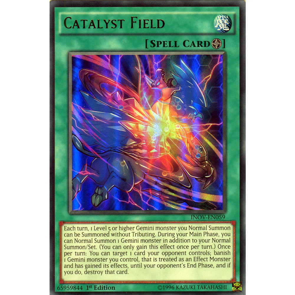 Catalyst Field INOV-EN059 Yu-Gi-Oh! Card from the Invasion: Vengeance Set