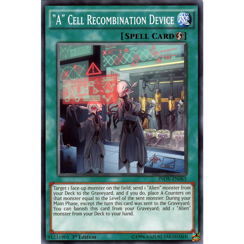 "A" Cell Recombination Device INOV-EN063 Yu-Gi-Oh! Card from the Invasion: Vengeance Set