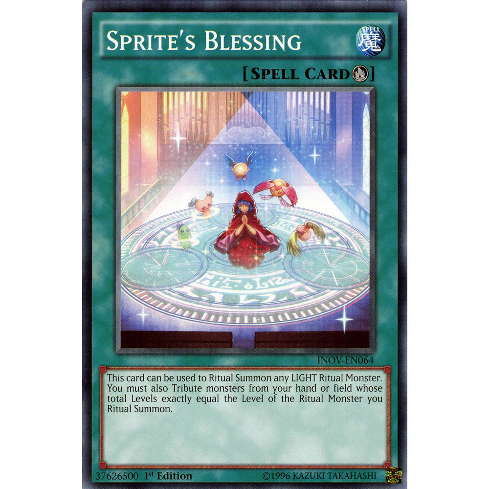 Sprite's Blessing INOV-EN064 Yu-Gi-Oh! Card from the Invasion: Vengeance Set