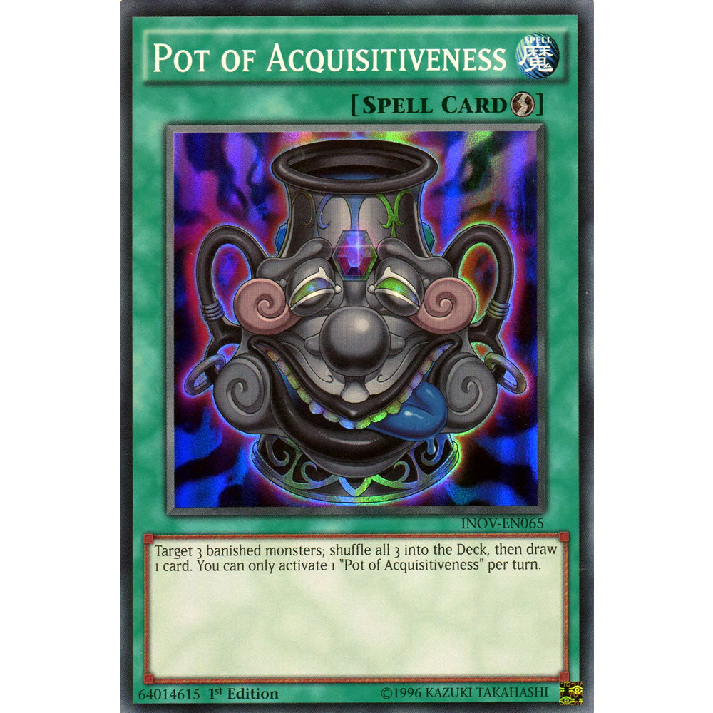 Pot of Acquisitiveness INOV-EN065 Yu-Gi-Oh! Card from the Invasion: Vengeance Set