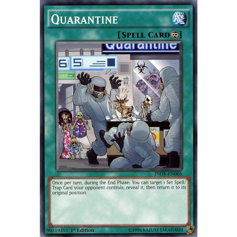 Quarantine INOV-EN066 Yu-Gi-Oh! Card from the Invasion: Vengeance Set