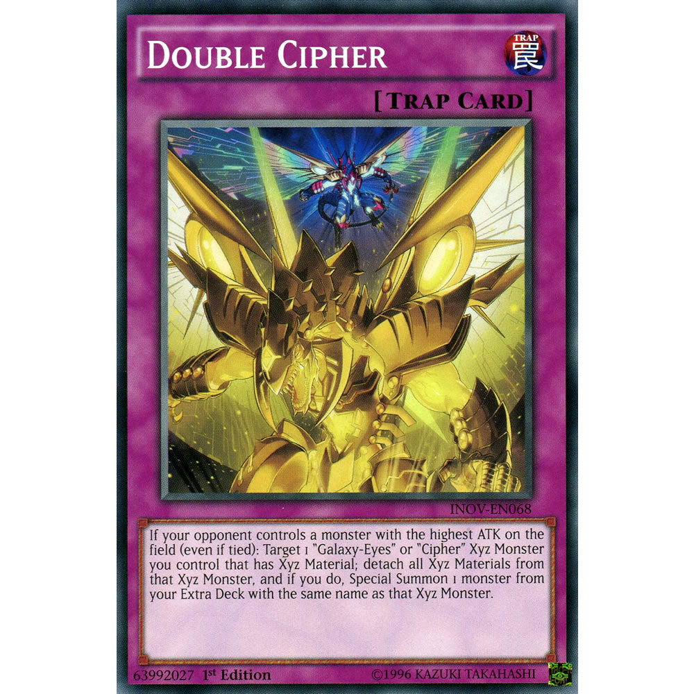 Double Cipher INOV-EN068 Yu-Gi-Oh! Card from the Invasion: Vengeance Set