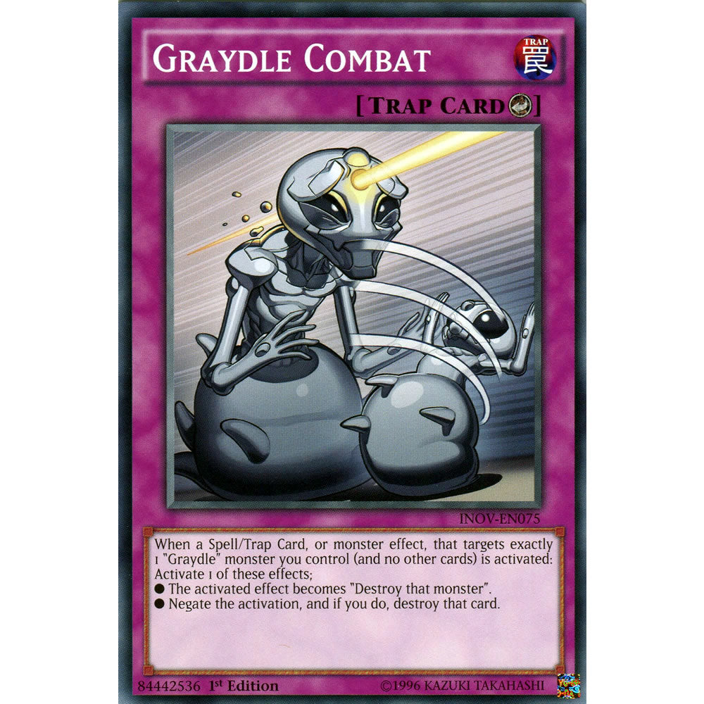 Graydle Combat INOV-EN075 Yu-Gi-Oh! Card from the Invasion: Vengeance Set