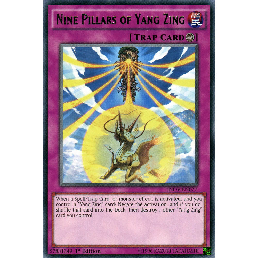 Nine Pillars of Yang Zing INOV-EN077 Yu-Gi-Oh! Card from the Invasion: Vengeance Set