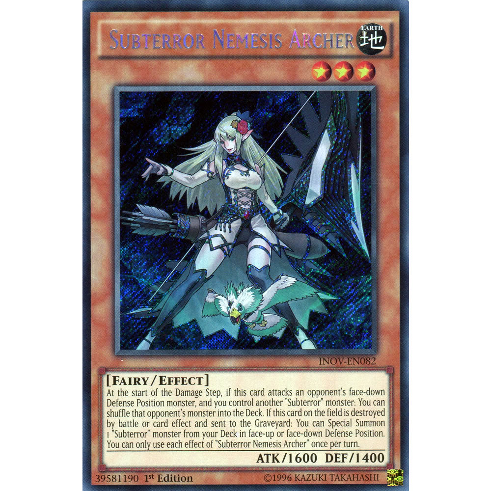 Subterror Nemesis Archer INOV-EN082 Yu-Gi-Oh! Card from the Invasion: Vengeance Set