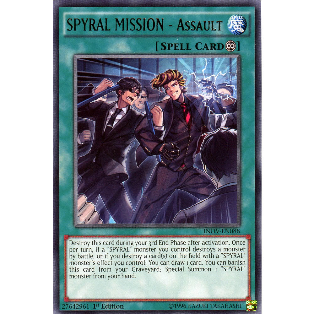 SPYRAL MISSION - Assault INOV-EN088 Yu-Gi-Oh! Card from the Invasion: Vengeance Set
