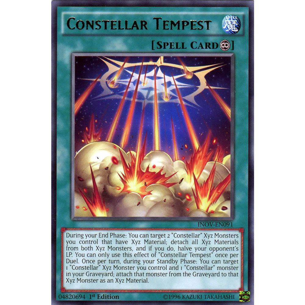 Constellar Tempest INOV-EN091 Yu-Gi-Oh! Card from the Invasion: Vengeance Set