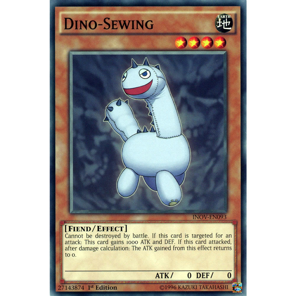Dino-Sewing INOV-EN093 Yu-Gi-Oh! Card from the Invasion: Vengeance Set