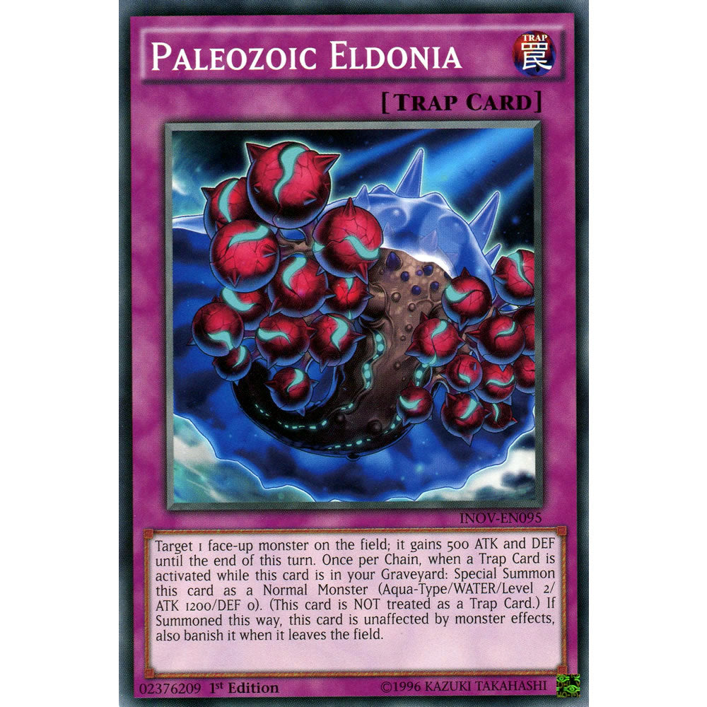 Paleozoic Eldonia INOV-EN095 Yu-Gi-Oh! Card from the Invasion: Vengeance Set