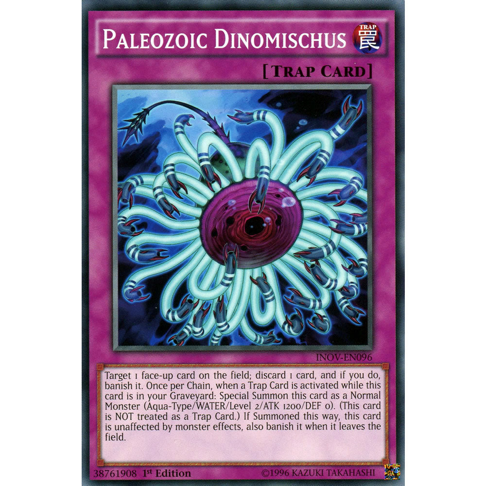 Paleozoic Dinomischus INOV-EN096 Yu-Gi-Oh! Card from the Invasion: Vengeance Set