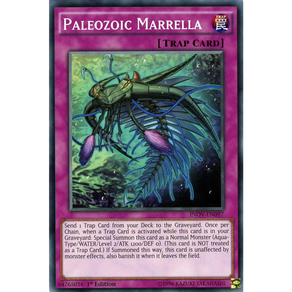 Paleozoic Marrella INOV-EN097 Yu-Gi-Oh! Card from the Invasion: Vengeance Set