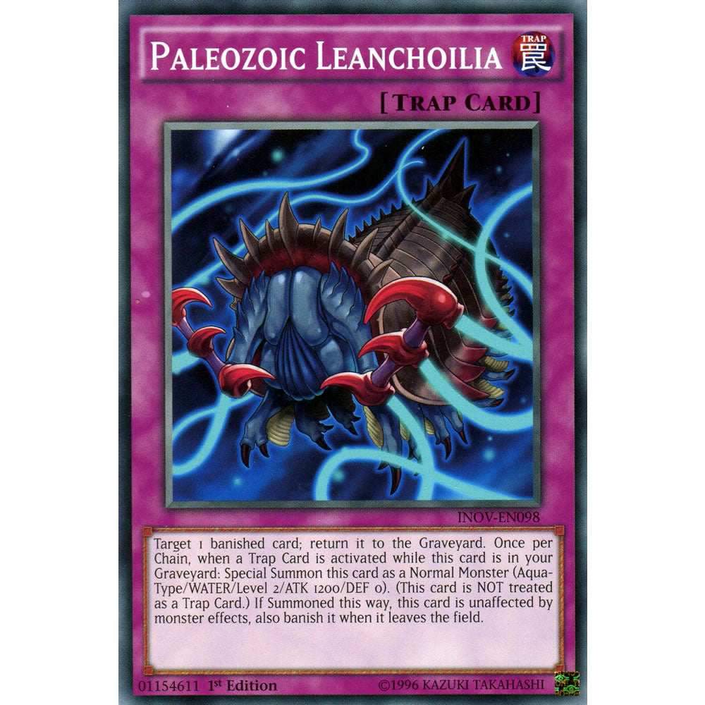 Paleozoic Leanchoilia INOV-EN098 Yu-Gi-Oh! Card from the Invasion: Vengeance Set