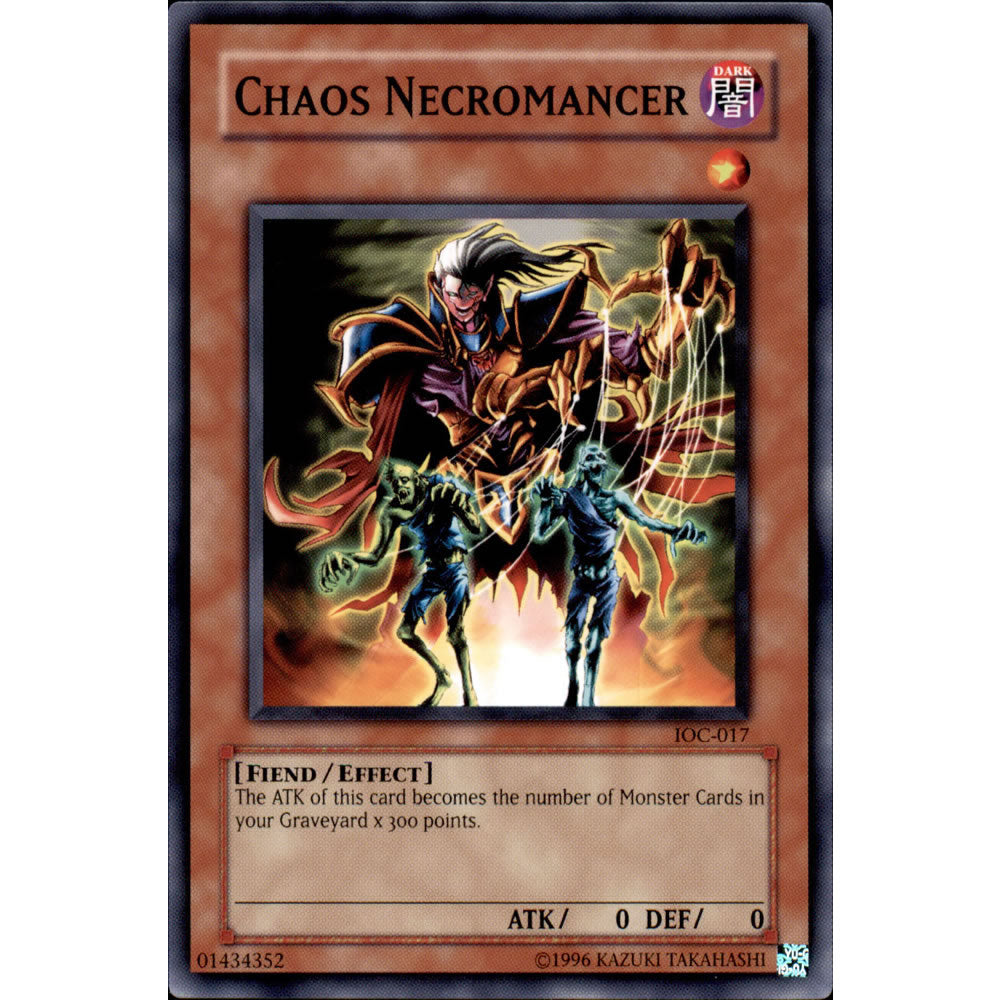 Chaos Necromancer IOC-017 Yu-Gi-Oh! Card from the Invasion of Chaos Set