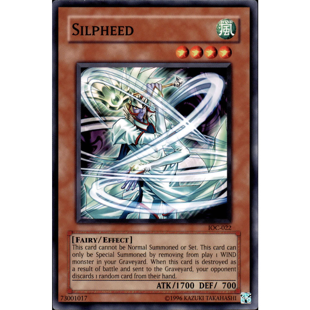 Silpheed IOC-022 Yu-Gi-Oh! Card from the Invasion of Chaos Set