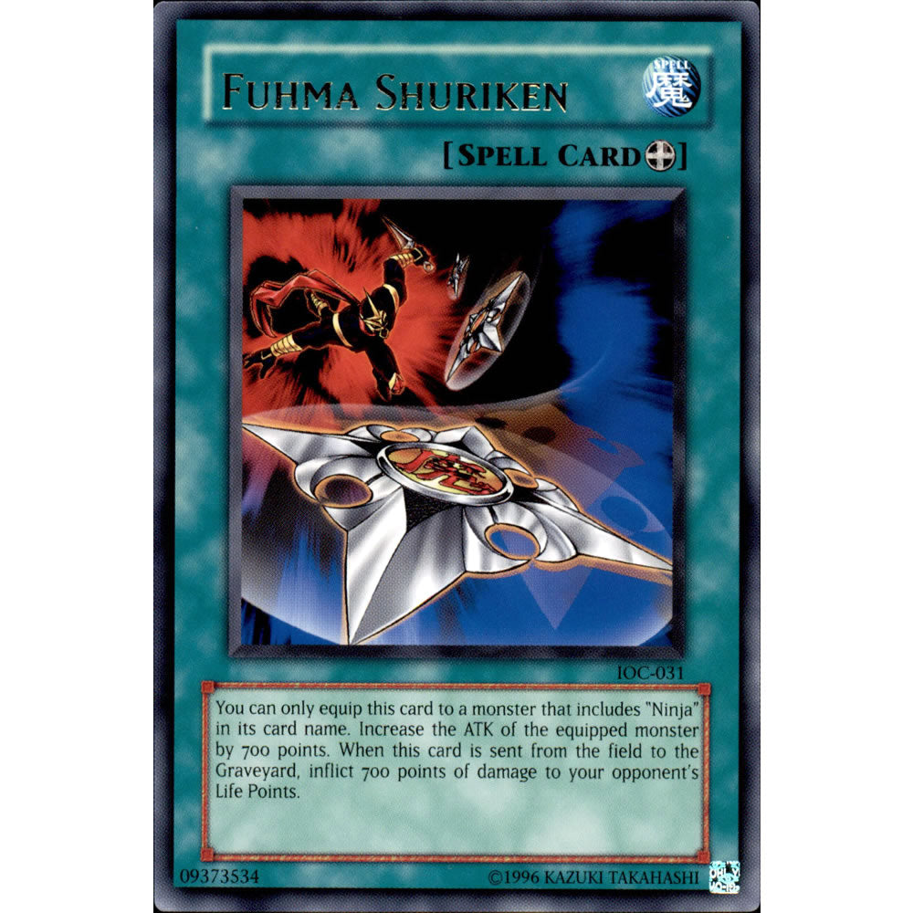 Fuhma Shuriken IOC-031 Yu-Gi-Oh! Card from the Invasion of Chaos Set