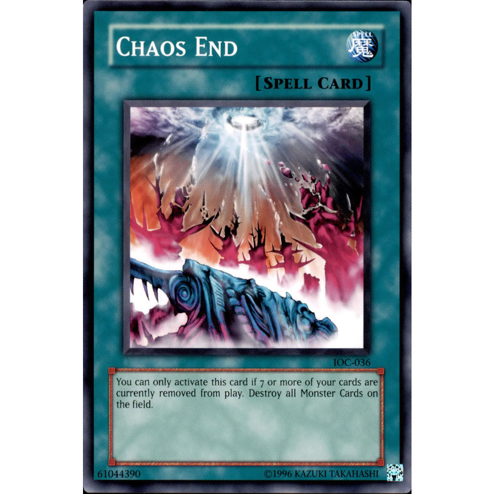 Chaos End IOC-036 Yu-Gi-Oh! Card from the Invasion of Chaos Set