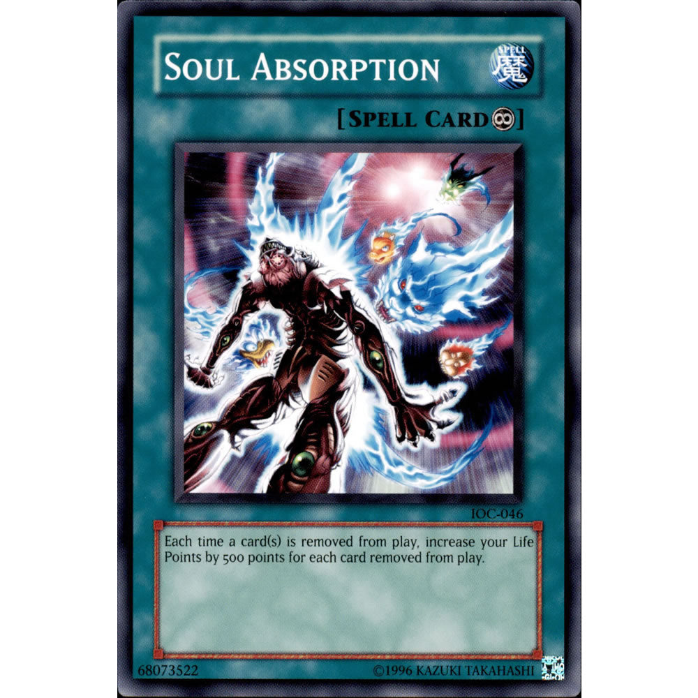 Soul Absorption IOC-046 Yu-Gi-Oh! Card from the Invasion of Chaos Set