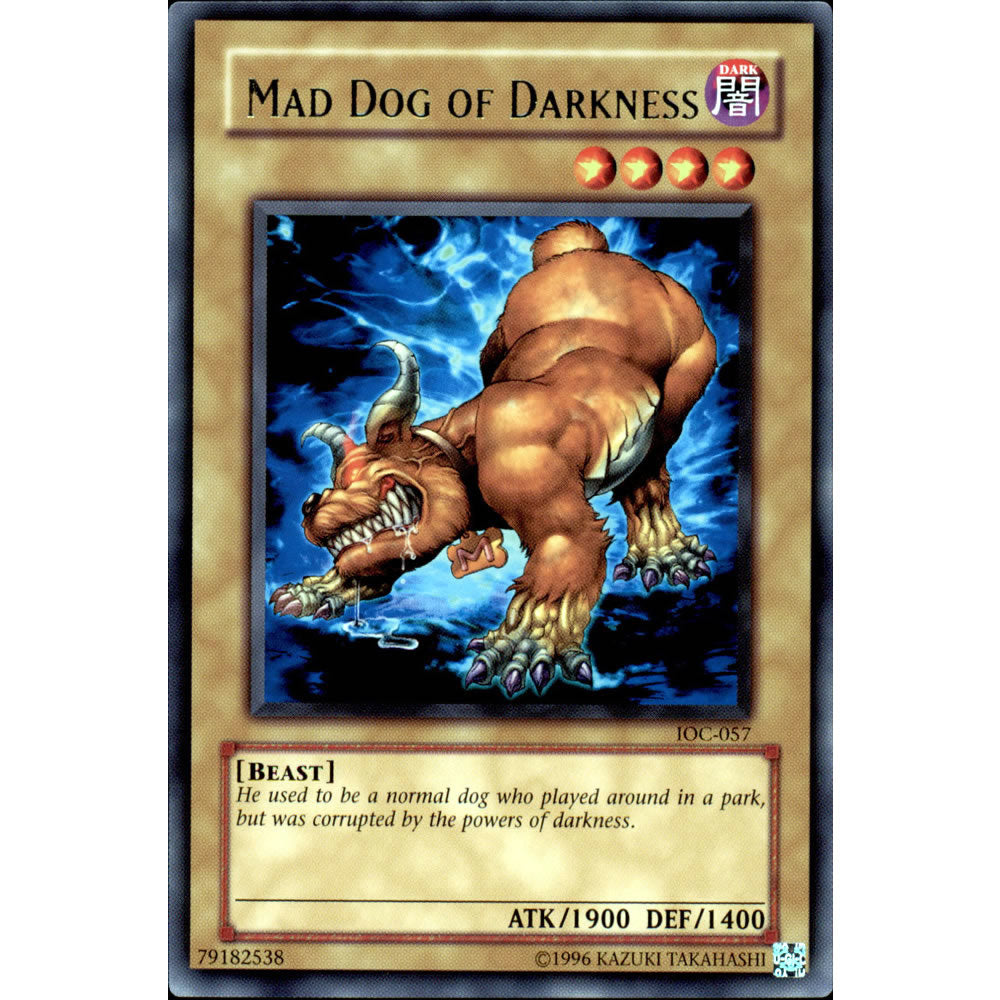 Mad Dog of Darkness IOC-057 Yu-Gi-Oh! Card from the Invasion of Chaos Set