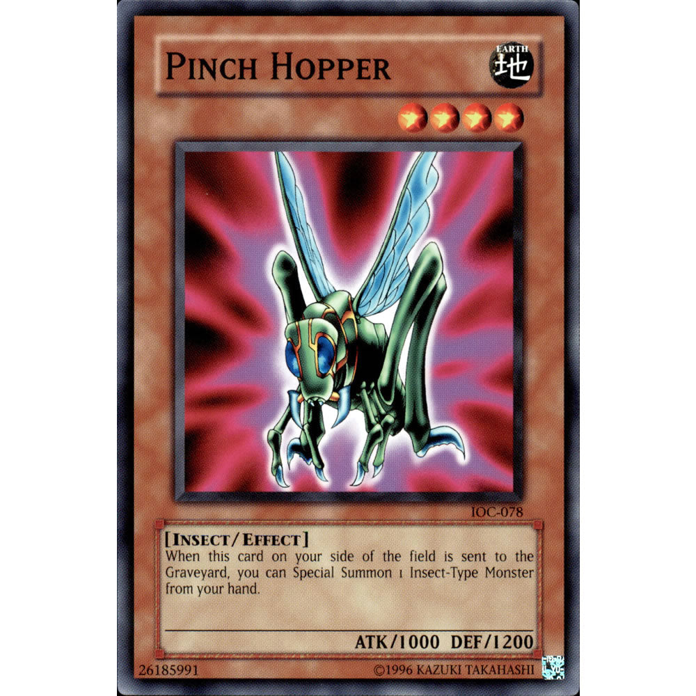 Pinch Hopper IOC-078 Yu-Gi-Oh! Card from the Invasion of Chaos Set