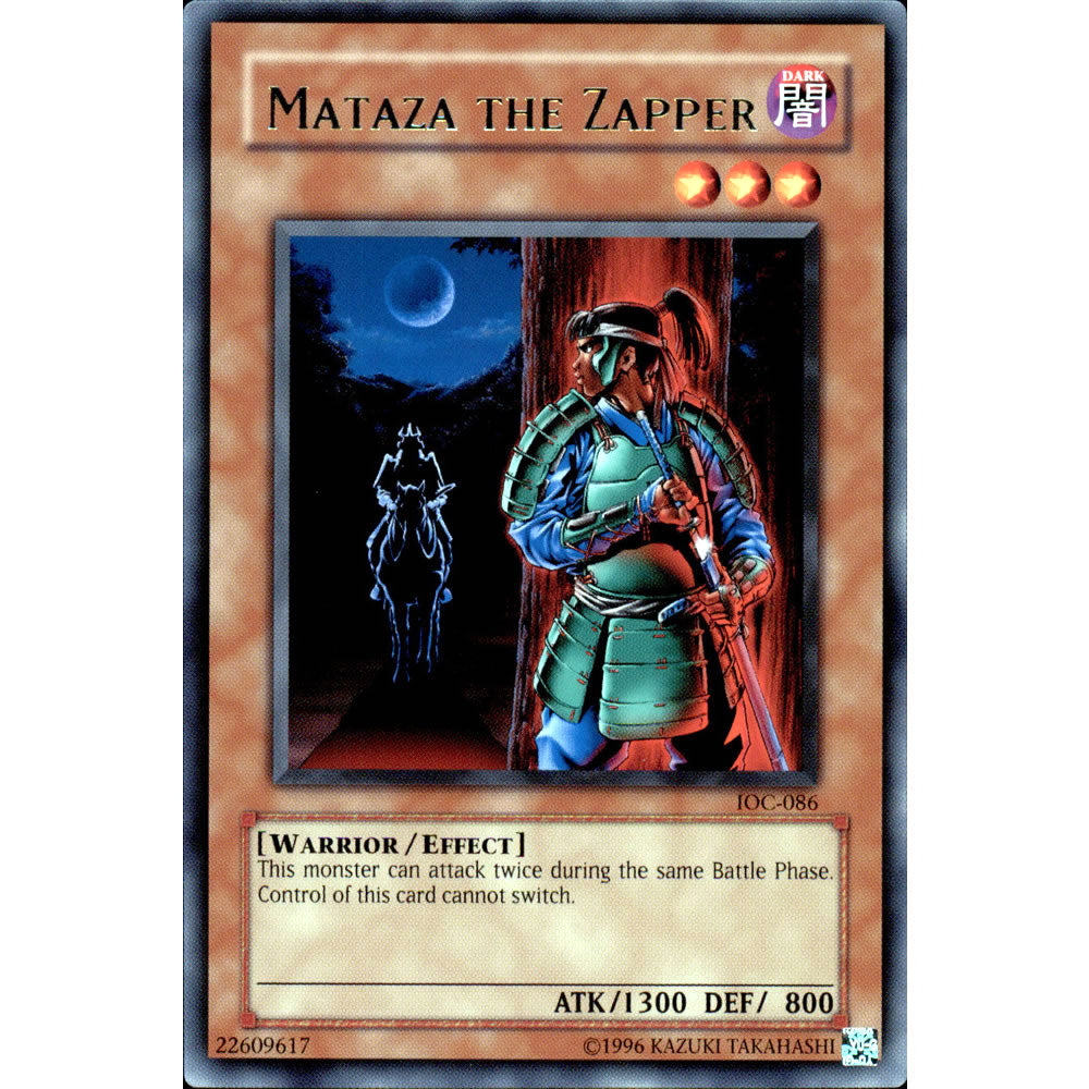 Mataza the Zapper IOC-086 Yu-Gi-Oh! Card from the Invasion of Chaos Set