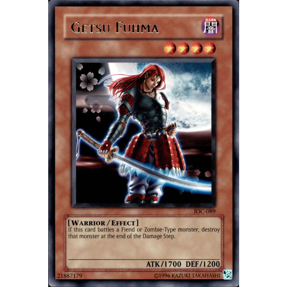 Getsu Fuhma IOC-089 Yu-Gi-Oh! Card from the Invasion of Chaos Set