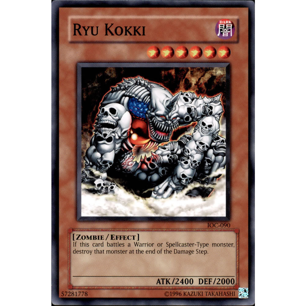 Ryu Kokki IOC-090 Yu-Gi-Oh! Card from the Invasion of Chaos Set