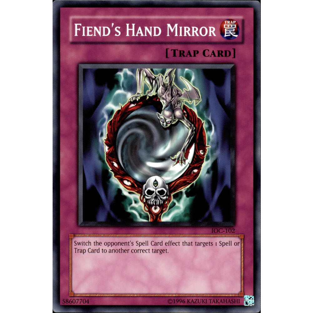 Fiend's Hand Mirror IOC-102 Yu-Gi-Oh! Card from the Invasion of Chaos Set