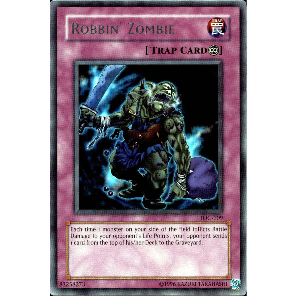 Robbin' Zombie IOC-109 Yu-Gi-Oh! Card from the Invasion of Chaos Set