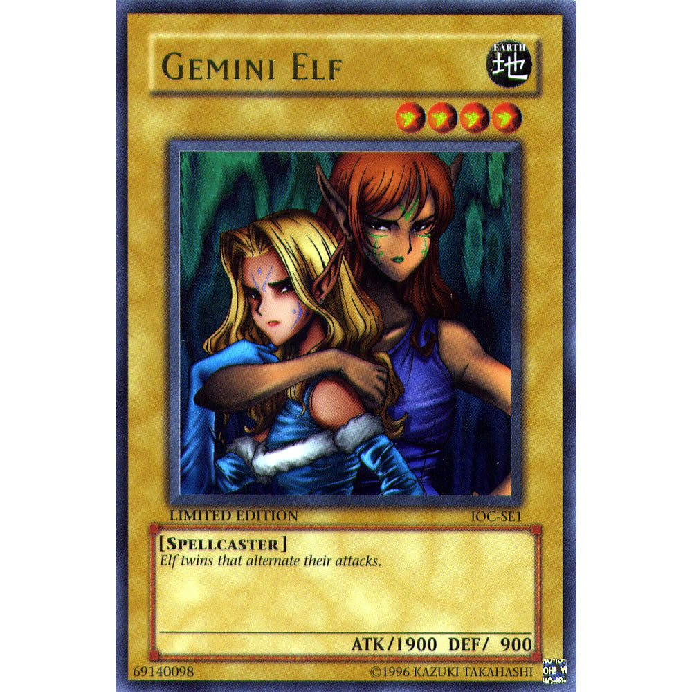 Gemini Elf IOC-SE1 Yu-Gi-Oh! Card from the Invasion of Chaos Set