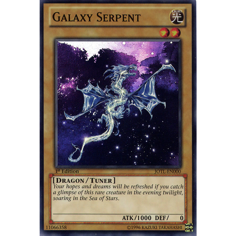 Galaxy Serpent JOTL-EN000 Yu-Gi-Oh! Card from the Judgment of the Light Set