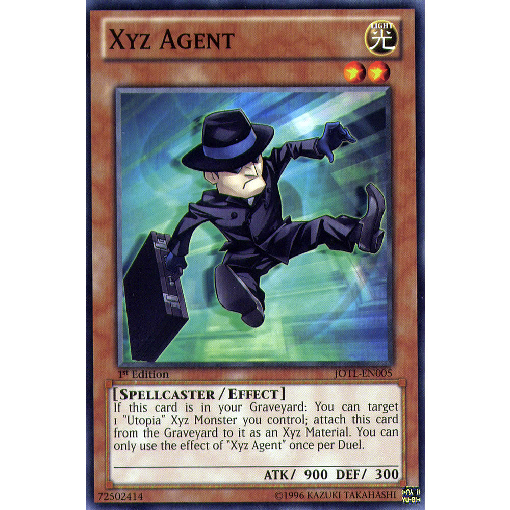 Xyz Agent JOTL-EN005 Yu-Gi-Oh! Card from the Judgment of the Light Set