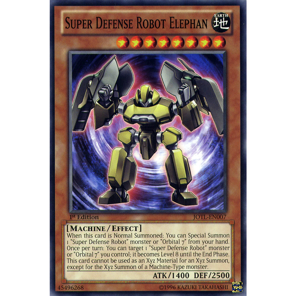 Super Defense Robot Elephan JOTL-EN007 Yu-Gi-Oh! Card from the Judgment of the Light Set