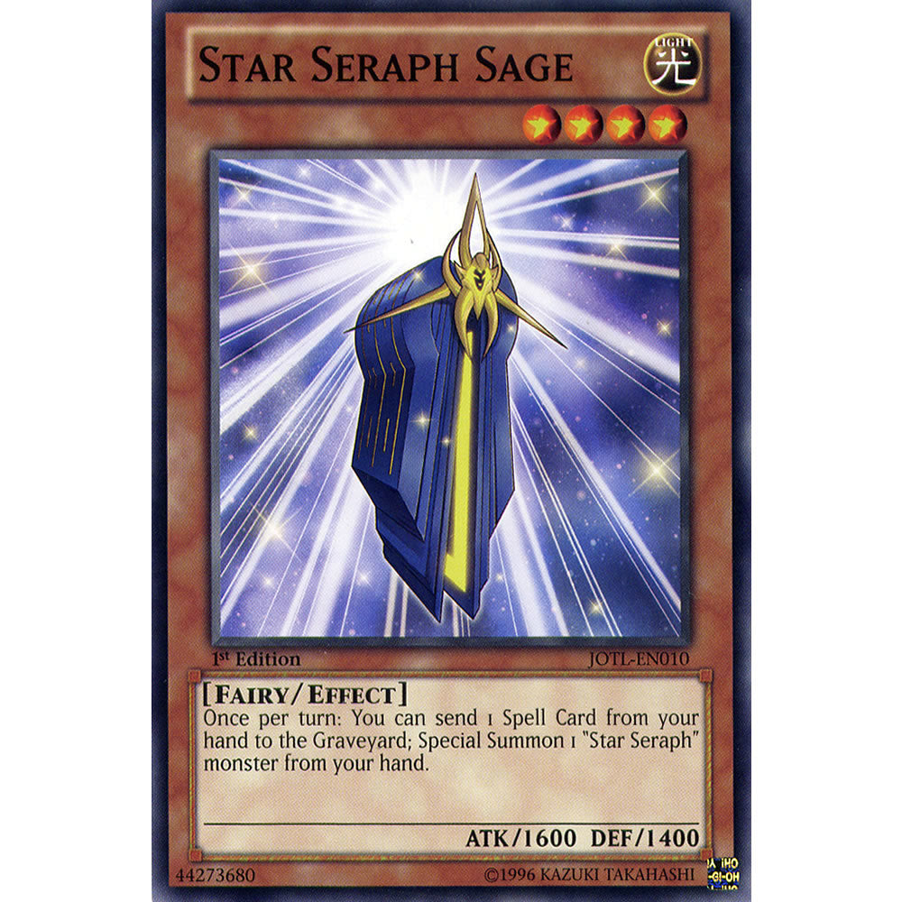 Star Seraph Sage JOTL-EN010 Yu-Gi-Oh! Card from the Judgment of the Light Set